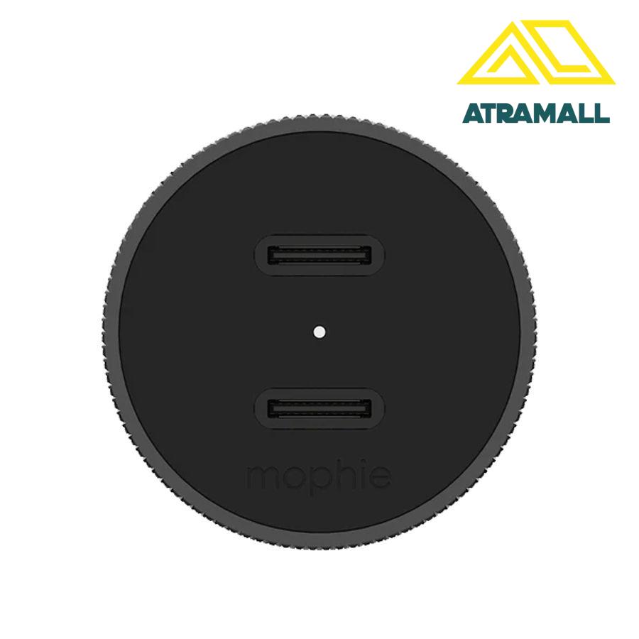 شارژر فندکی 40 وات موفی مدل Dual Port USB-C