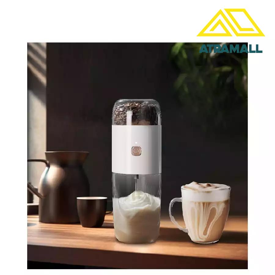 فوم ساز شیر و آسیاب قهوه قابل حمل لِپرسو مدل LPMFGRWH