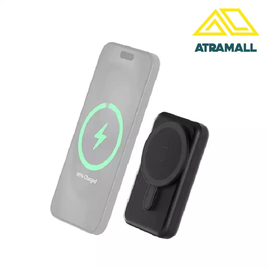 پاوربانک مغناطیسی 5000 میلی‌آمپر بیگ بِن مدل MS10WPB5000MAH