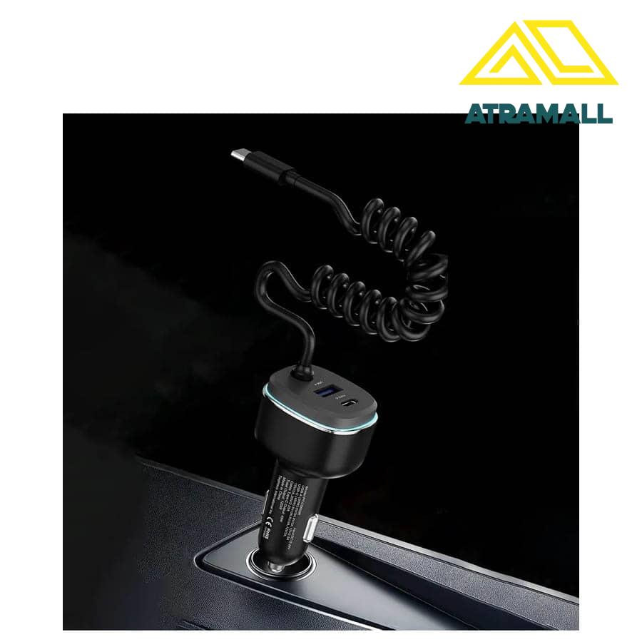 شارژر فندکی 120 وات پاورولوژی مدل PCCSR026