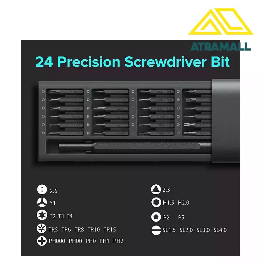 کیت پیچ گوشتی 24 تکه شیائومی مدل MJJXLSD002QW