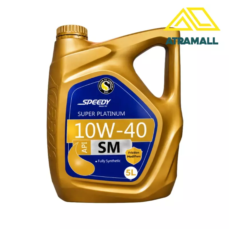 روغن موتور خودرو بنزینی پلاتینیوم اسپیدی مدل SM 10w40 حجم 4 لیتر