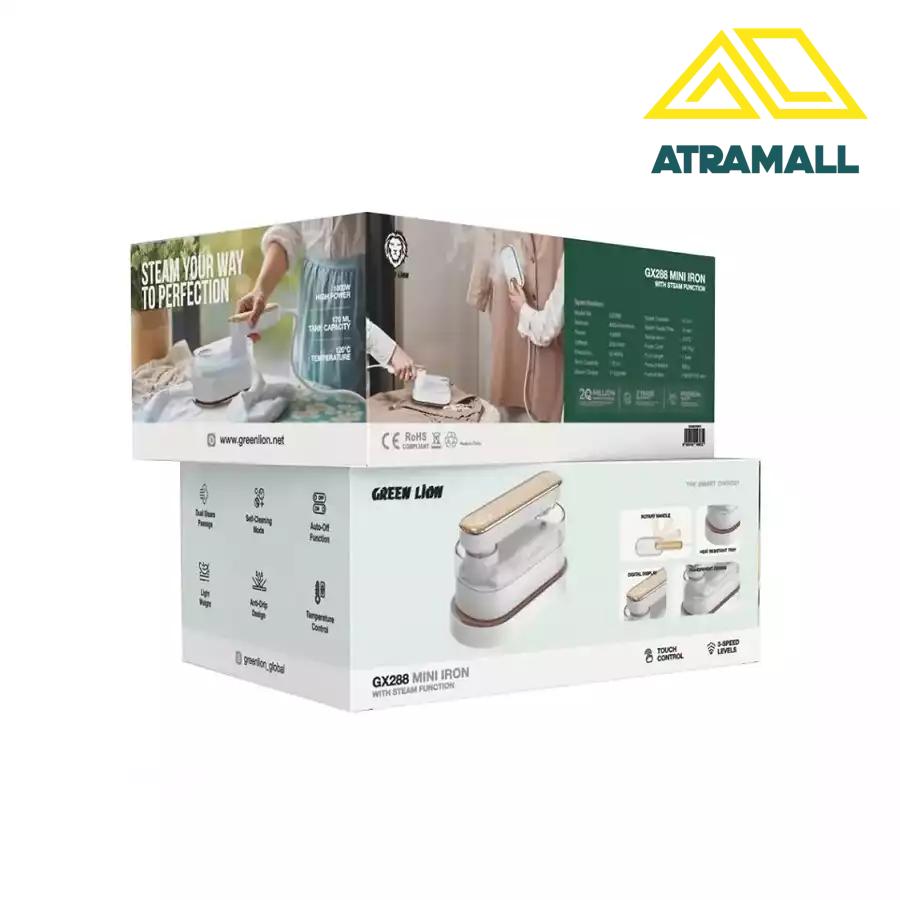 اتو بخار مینی 1000 وات گرین لاین مدل GNMIIORN - GX288