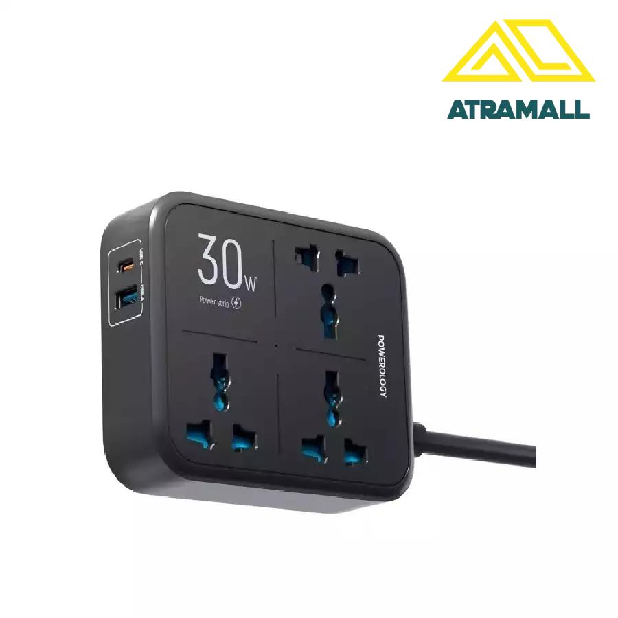 چندراهی و محافظ برق 3250 وات پاورولوژی مدل PWCUQC037