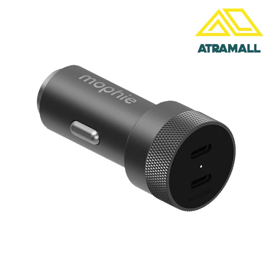 شارژر فندکی 40 وات موفی مدل Dual Port USB-C