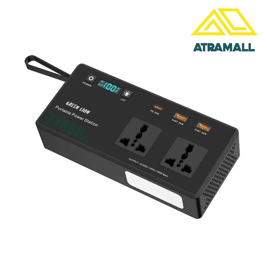 پاور استیشن قابل حمل گرین لاین 150 وات با ظرفیت 27000 میلی‌آمپر ساعت مدل GPSX250 - Volt Mate