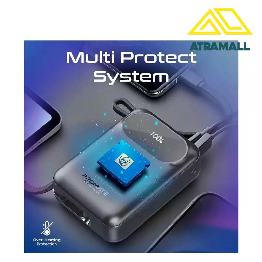 پاوربانک 20000 میلی آمپر پرومیت مدل POWERPOD-20