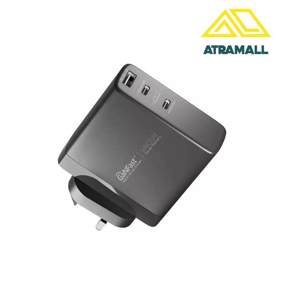 شارژر دیواری پرومیت مدل GANCHARGE-140W