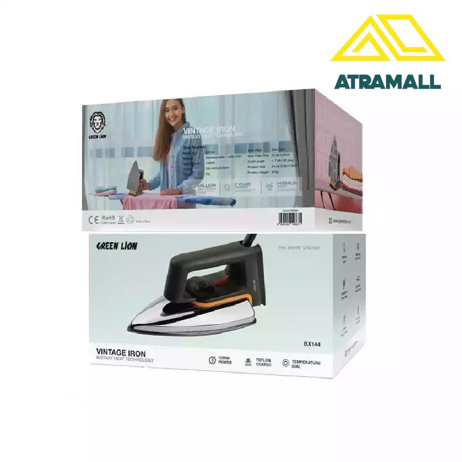اتو 1000 وات گرین لاین مدل GNVNTGIRN - Vintage Iron